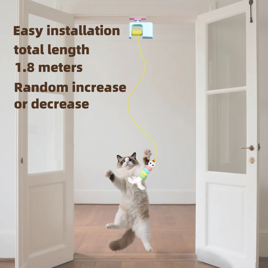 Electric Flying Bird Cat Toy — Rechargeable & Hands-Free