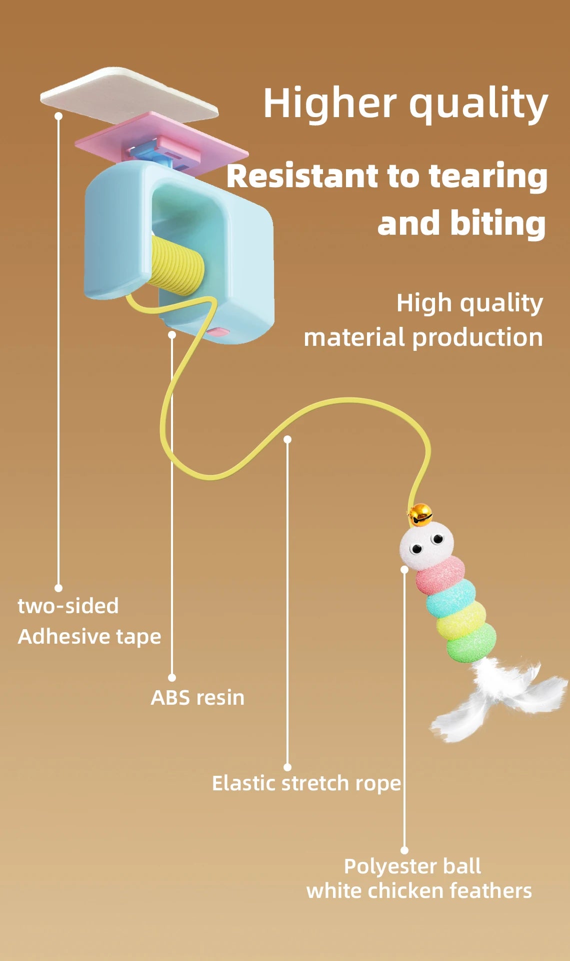 Electric Flying Bird Cat Toy — Rechargeable & Hands-Free