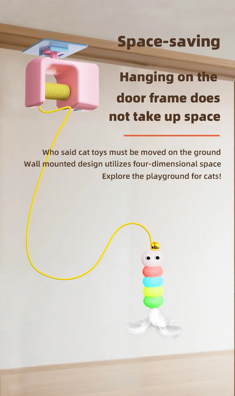 Electric Flying Bird Cat Toy — Rechargeable & Hands-Free