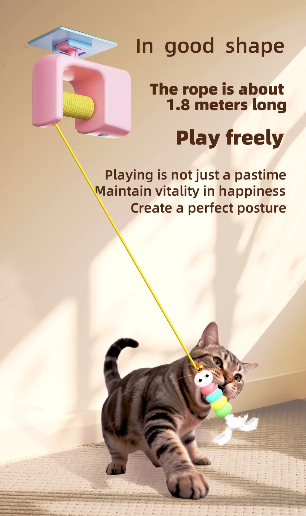 Electric Flying Bird Cat Toy — Rechargeable & Hands-Free